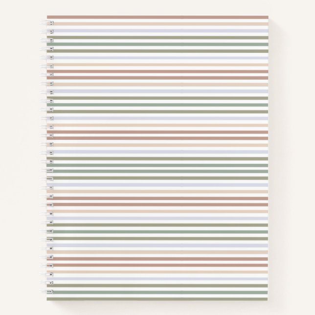 Neutral Earth Tones Notebook (Front)