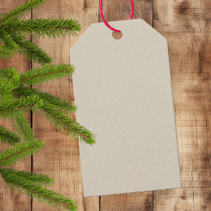 Neutral Elegant Ivory White - Solid Gift Tags