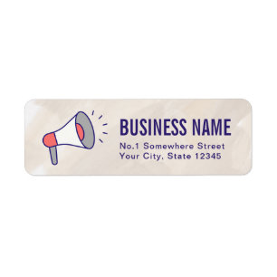 Neutral Event Planner Return Address Label