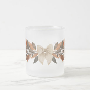 Neutral Fall Leaf “Happy Thanksgiving” Mug