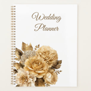 Neutral Flower Bouquet-Wedding-Planner Planner