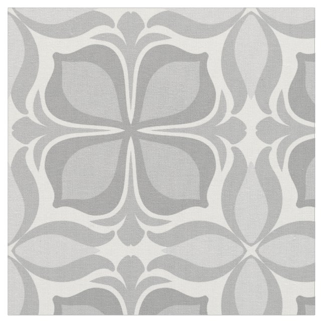 Neutral geolmetrical tiles fabric (Close Up)