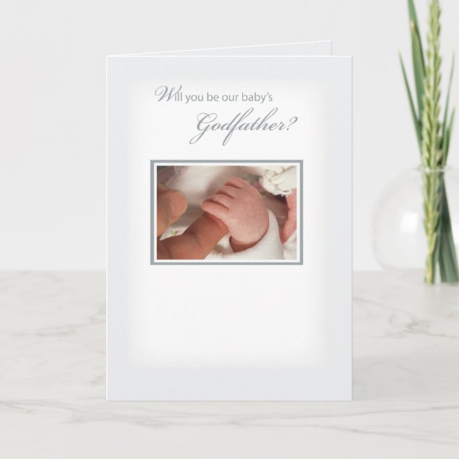 Neutral Godfather Invitation (Front)