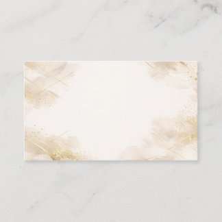 Neutral Gold Business Card Design