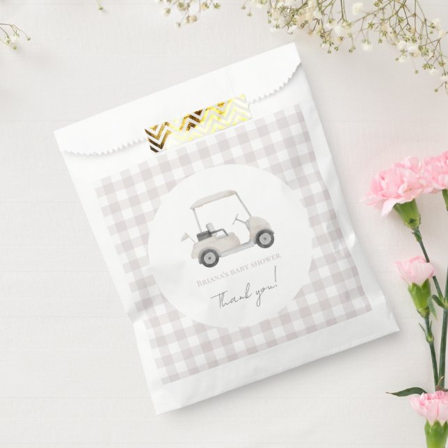neutral golf baby shower party    favour bags (Sealed)
