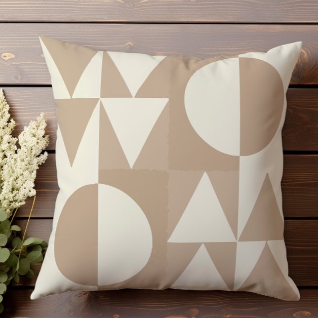 Neutral Halftone geometric pattern II  Cushion (Creator Uploaded)