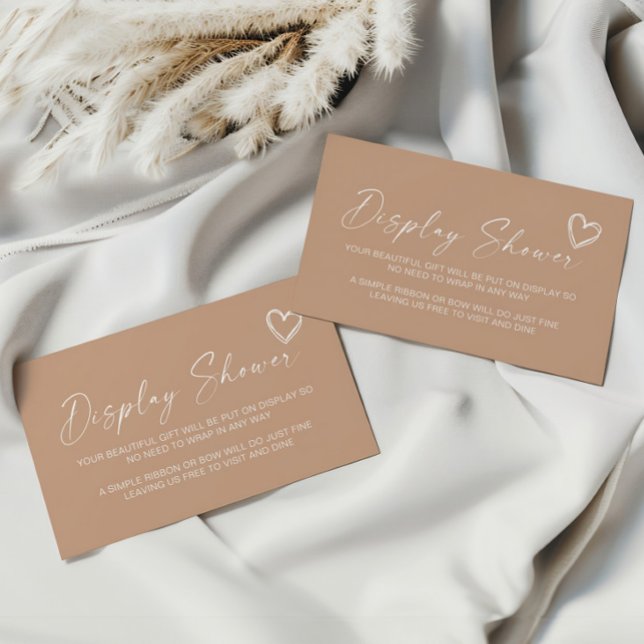 Neutral Minimalist Display Shower Enclosure Card (Creator Uploaded)