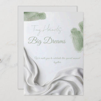 Neutral Modern Baby Shower Invitation