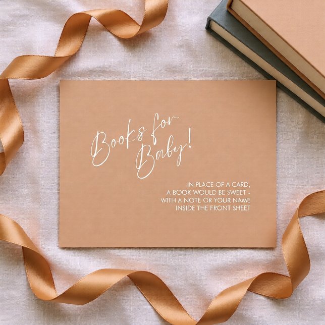 Neutral Modern Books for Baby Enclosure Card (Creator Uploaded)