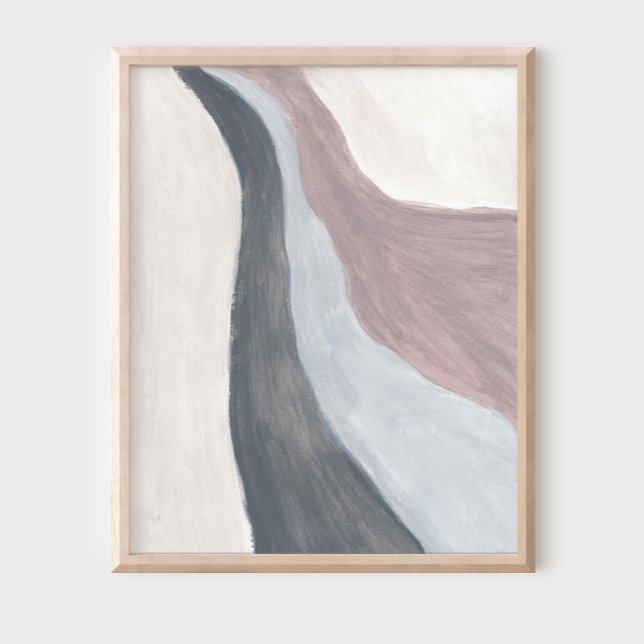 Neutral modern minimalist abstract Art Poster (Creator Uploaded)
