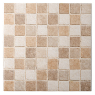 Neutral Mosaic Tiles – Sand Beige Ceramic Tile