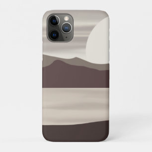 Neutral Mountain Lake Landscape- iPhone 11 Pro Case