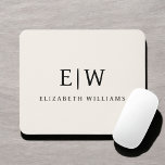 Neutral Professional Simple Monogram Minimalist Mouse Mat<br><div class="desc">Introducing our Elegant Professional Simple Monogram Minimalist Collection: Elevate your style with timeless sophistication and understated elegance. Crafted with meticulous attention to detail, this collection features minimalist designs adorned with your personalised monogram. Each piece exudes professionalism and refinement, perfect for making a lasting impression in any setting. From sleek stationery...</div>