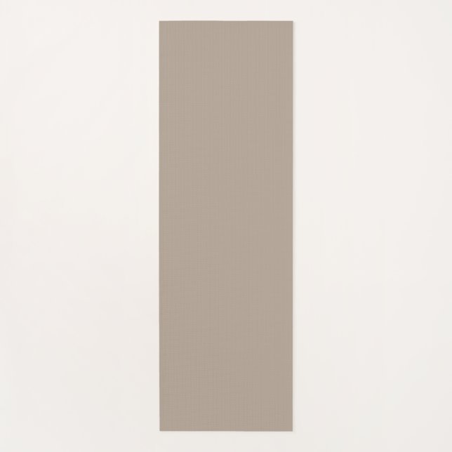 Neutral Reversible 2 Tone Yoga Mat Beige Tan Cream (Front)