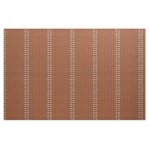 Neutral rustic terracotta moroccan ikat carpet fabric