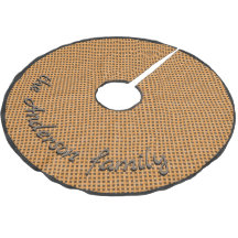 Neutral Rustic Wicker Yellow with Custom Text