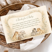 Neutral Safari Jungle Animals Books For Baby