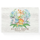 Neutral Safari Jungle Baby Shower Guest Book