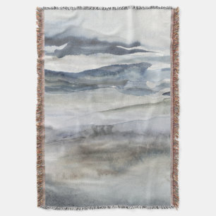 Neutral Salt Spray Throw Blanket