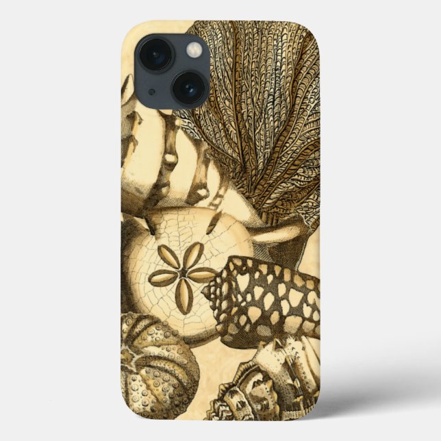 Neutral Shells and Coral Collection Case-Mate iPhone Case (Back)