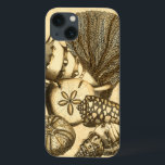 Neutral Shells and Coral Collection iPhone 13 Case<br><div class="desc">Go underwater to explore the sea with all these different sea creatures. This vintage piece of art is a perfect addition to any sea anemone lovers. Get your art print today on your product.</div>