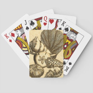 Neutral Shells and Coral Collection Playing Cards