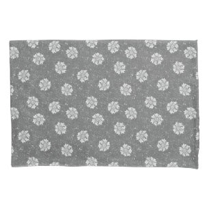 Neutral slate grey William Morris floral Marigold Pillowcase