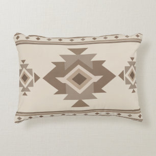 Neutral Southwest Diamond Pillow