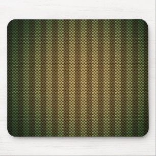 Neutral striped carbon fibre patterned mouse mat