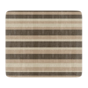 Neutral striped cutting board