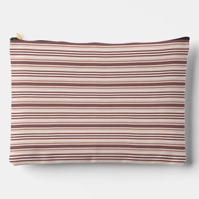 Neutral Stripes Accessory Pouch (Front)