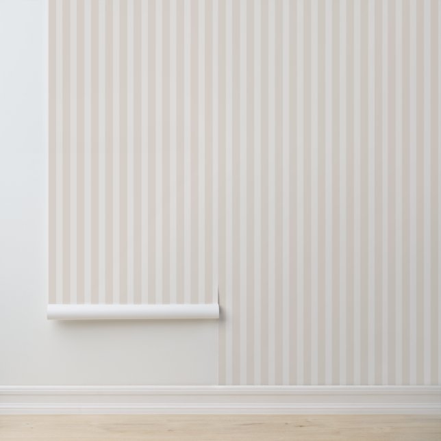 Neutral Stripes Minimalist Wallpaper (Application)