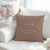 Neutral Taupe Minimal and Chic | Wedding Monogram