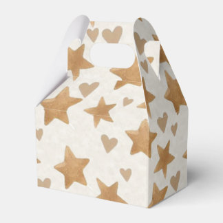 Neutral Teddy Gender Reveal Favour Box