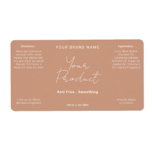 Neutral Terracotta Simple Modern Script Product