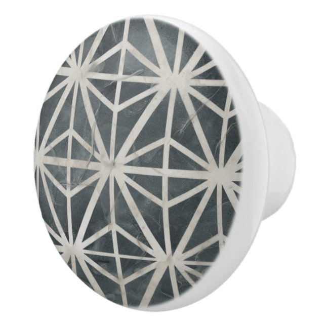Neutral Tile Collection Ceramic Knob (Right)