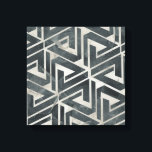 Neutral Tile Collection - Geometric Canvas Print<br><div class="desc">Neutral Tile Collection II by June Erica Vess. Features repeating geometric shapes.</div>