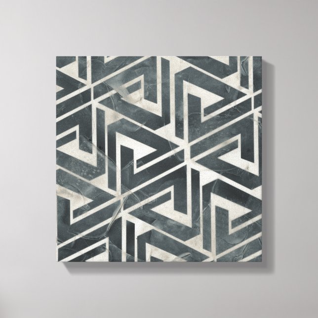 Neutral Tile Collection - Geometric Canvas Print (Front)