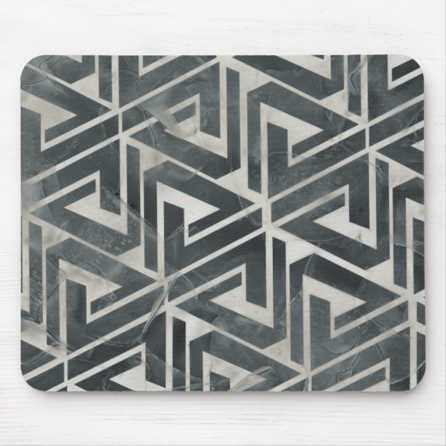 Neutral Tile Collection - Geometric Mouse Mat (Front)