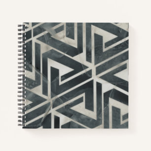 Neutral Tile Collection - Geometric Notebook