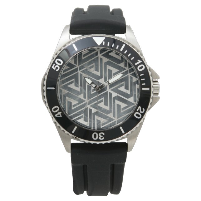 Neutral Tile Collection - Geometric Watch (Front)