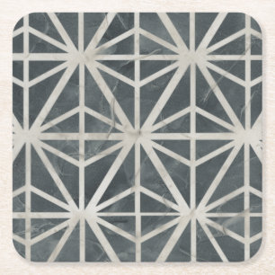Neutral Tile Collection Square Paper Coaster