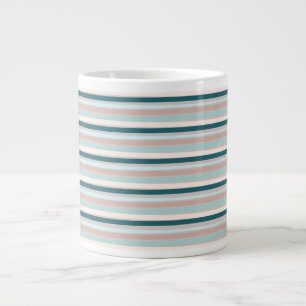 Neutral Tones Striped Mug