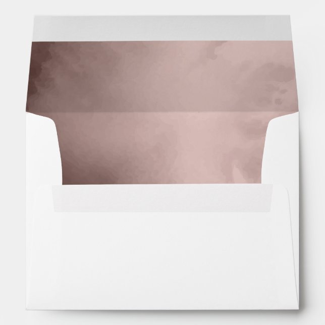 Neutral Watercolor Wedding Envelope (Back (Bottom))