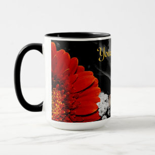 Neutrale Blumendesign Mug