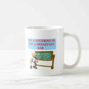 NEUTRINO quantum mechanics physics joke Coffee Mug