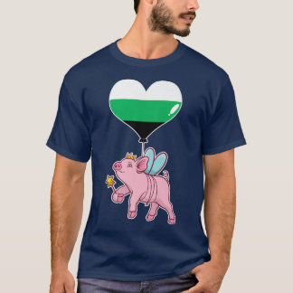 Neutrois Pig Fairyseual IdentityNonbinary Love T-Shirt
