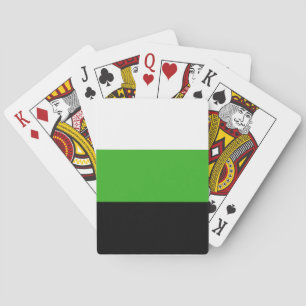 Neutrois pride flag playing cards