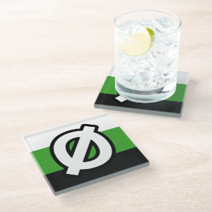 Neutrois Pride Glass Coaster