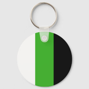 Neutrois pride keychain